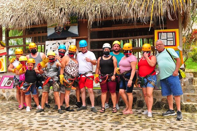 City Tour with Horseback Riding, Zipline, and Dune Buggy at the Countryside - Ziplining across eight lines