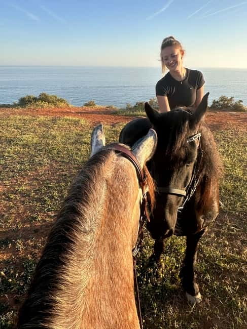 Cliffside Horseback Riding in the Algarve - Riding toward the Algarve cliffs