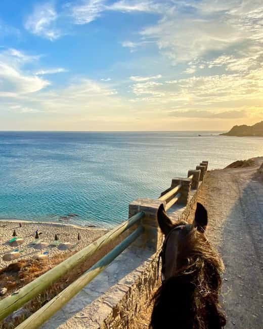 Crete Horse Riding: East Coastline Ride - From the Horse Riding Center to Damnoni Beach