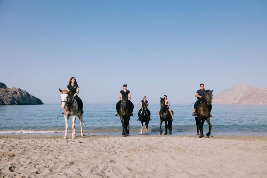 Crete Horse Riding: Plakias Beach Ride - From Damnoni’s stables to the Plakias shore