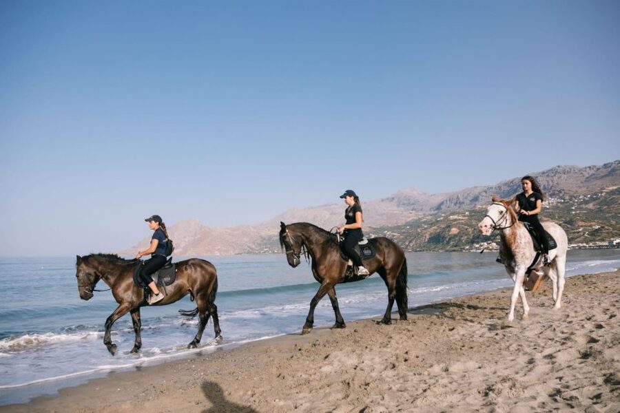 Crete Horse Riding: Plakias Beach Ride - Cantering, photos, and the limits of group riding