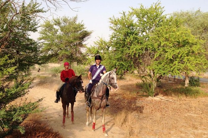 Desert Horse Riding- 1 Hour - Riding through sand, ghaf trees, and open ground
