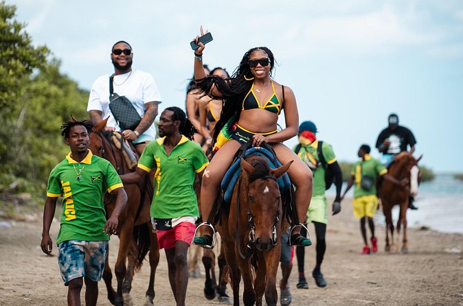 Dunn's River Falls and Horseback Riding Adventure Ocho Rios Ja - Horseback riding through the tropics and into the sea