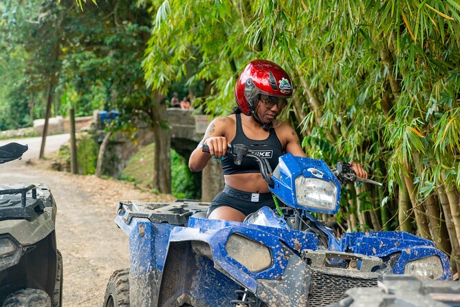 Dunn's River Falls, ATV, Horseback Ride and Bamboo Rafting Tour - Bamboo rafting on the White River