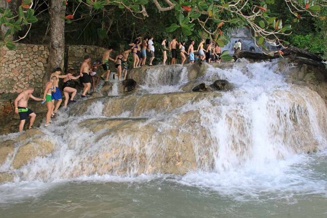 Dunn's River Falls, ATV, Horseback Ride and Bamboo Rafting Tour - ATV riding toward Snow Hill Mountain
