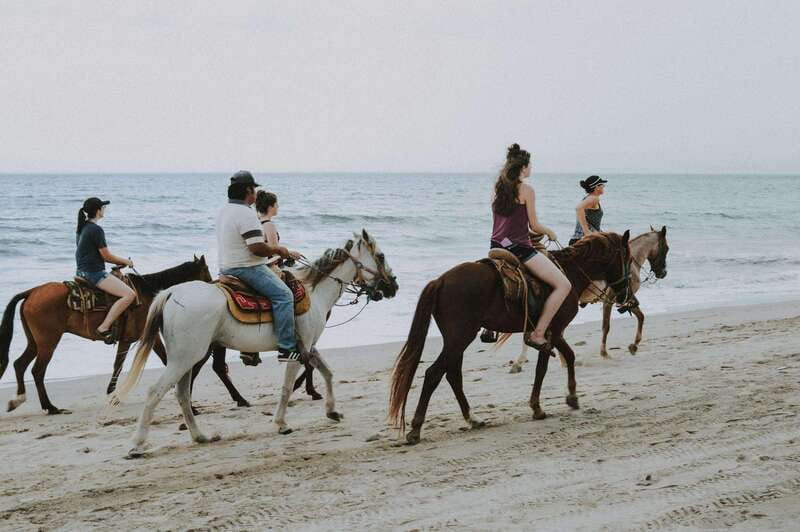 Ensenada: Horseback riding in the beach - The beach ride: calm horses, sea views, and a slow pace