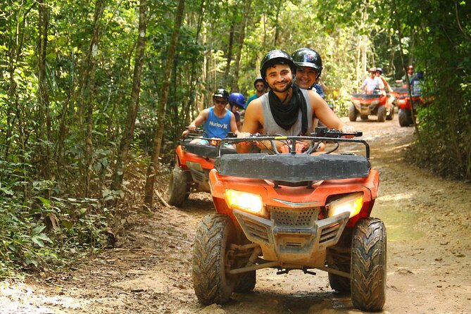 Experience ATV, Ziplines, Cenote and Horses Ride in Cancún - Ziplines above the trees