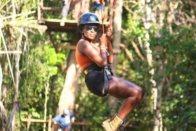 Experience ATV, Ziplines, Cenote and Horses Ride in Cancún - The cenote stop and its clear water