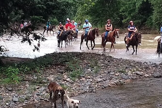 Experience Horse Riding, ATV & Zipline from Puerto Vallarta - Horseback riding through rivers and toward Las Palmas
