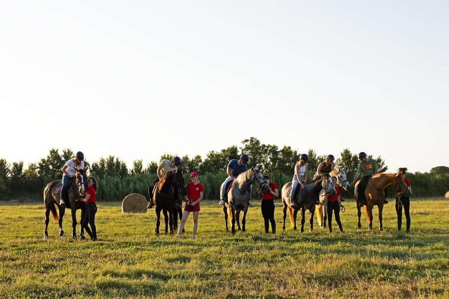 Fazana: Sunset 1-hour Horse Riding in Nature with Guide - At a glance