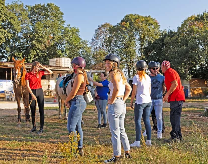 Fazana: Sunset 1-hour Horse Riding in Nature with Guide - Is $58 good value for one hour?