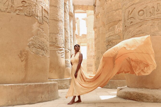 Flying Dress Photoshoot with Camel and Horse Riding in Giza - Timing, transport, and practical comfort