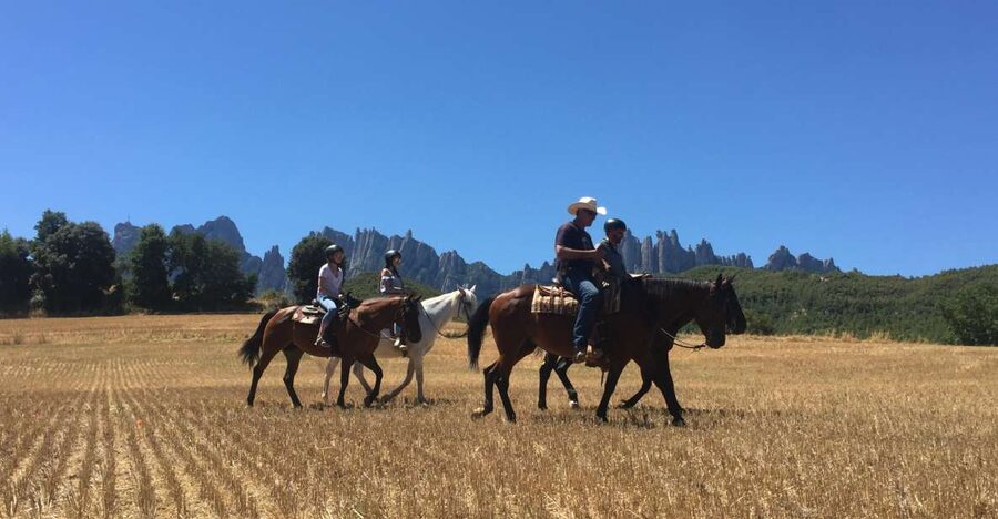 From Barcelona: Horseback Tour in Montserrat National Park - Seeing Montserrat Abbey in about an hour