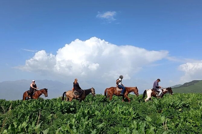 From Bishkek Horse Riding in Arashan Mountains - From Arashan village to the mountain trail