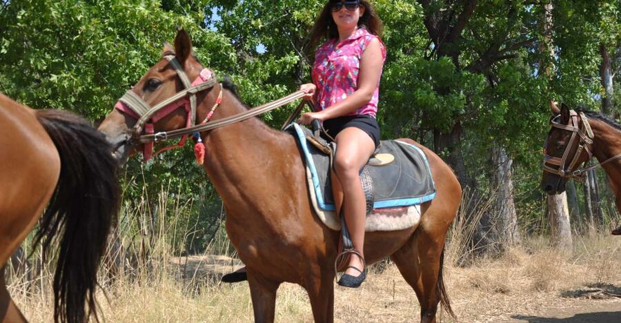 From Bodrum/Gümbet: Guided Horseback Riding Expereince - Meeting the horses and learning the basics