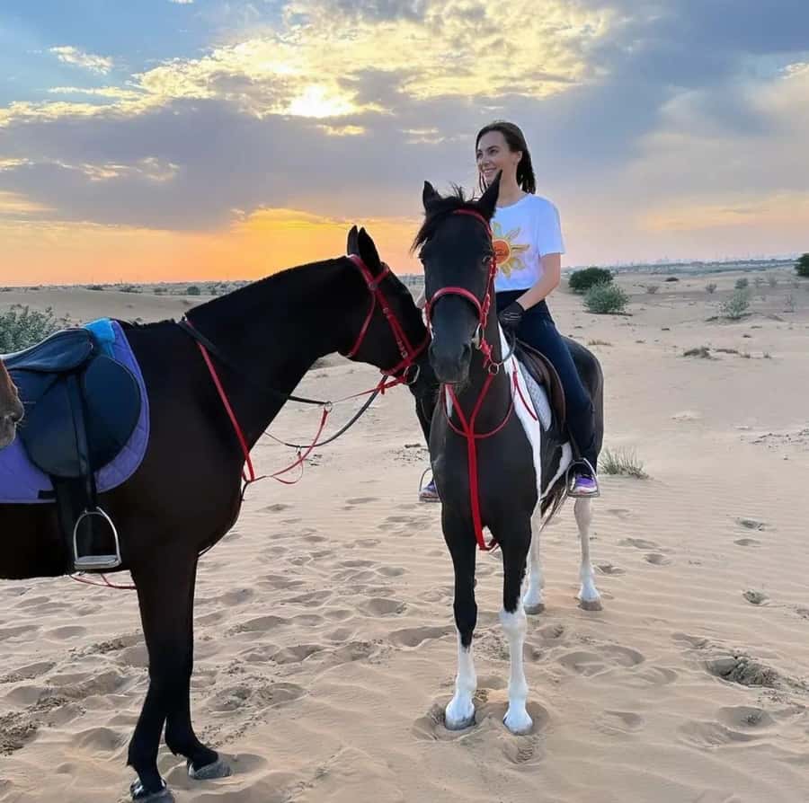 From Doha: Experience Horse Riding In Qatar Desert - One hour across soft sand and red dunes