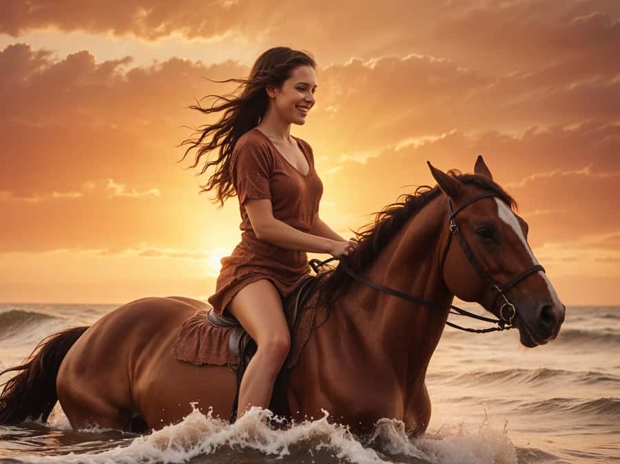 From Hurghada: Red Sea Sunrise and Desert Horseback Riding - From hotel pickup to the stable