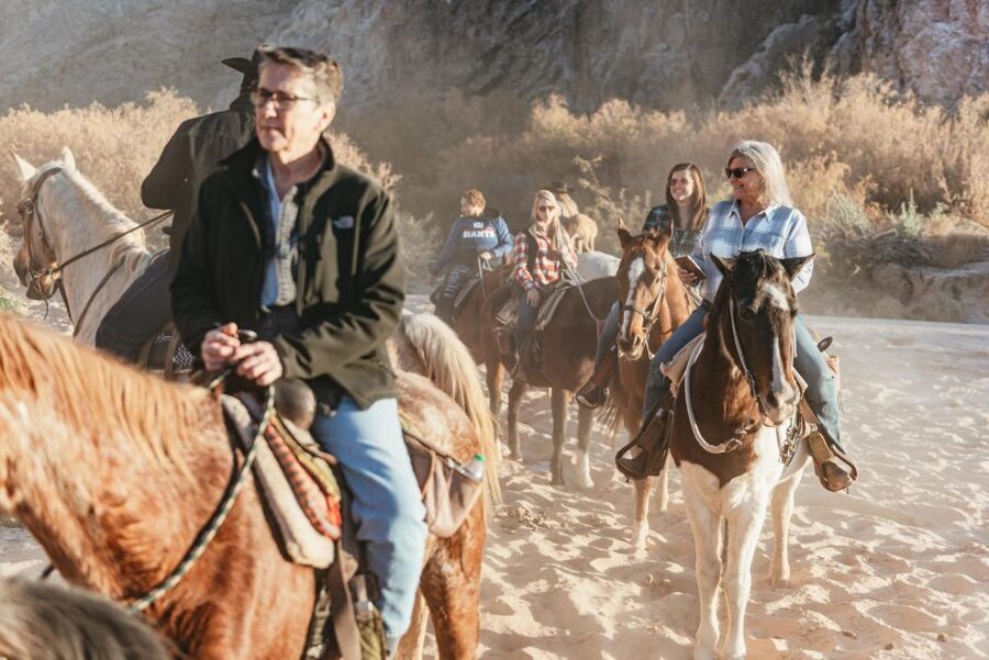 From Las Vegas: Desert Sunset Horseback Ride with BBQ Dinner - Key points at a glance