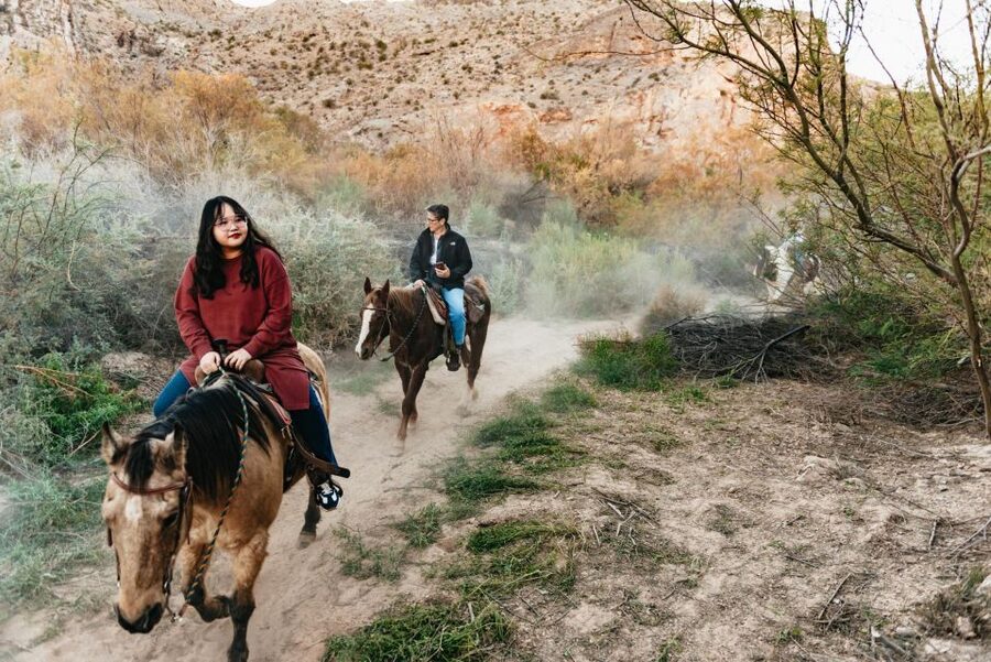 From Las Vegas: Desert Sunset Horseback Ride with BBQ Dinner - The cowboy barbecue after the ride