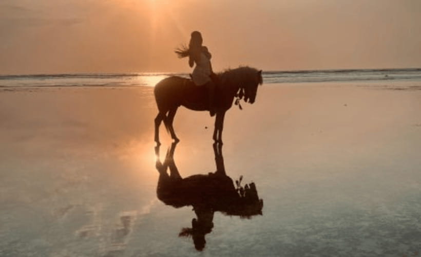 Gili Air: 1 Hour Horseback Riding With hotel Transfer - Pickup around Gili Air with the horses