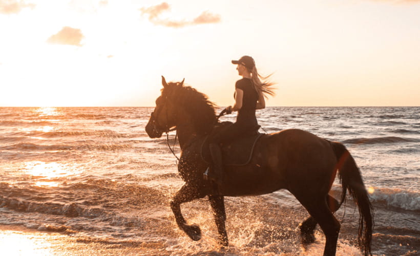 Gili Trawangan: Beach Horseback Riding with Pickup Hotel - Choosing between sunrise, afternoon, and sunset