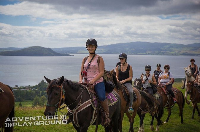Guided Horse Trekking from Rotorua - The horses and the human side of the ride