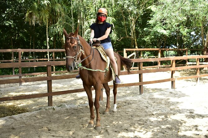 Half Day Adventure in Mexico: Horseback riding, ATV, and Zipline - Cooling off in a Mayan cenote