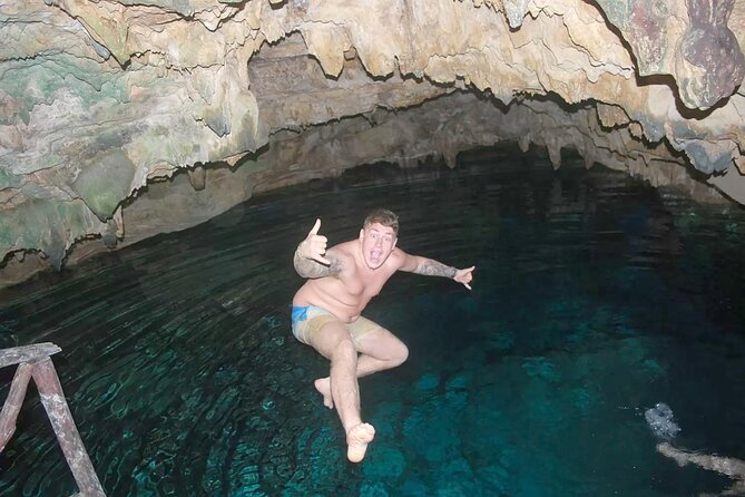Half Day Buggies and Horseback Experience in Punta Cana - Entering the underground water cave