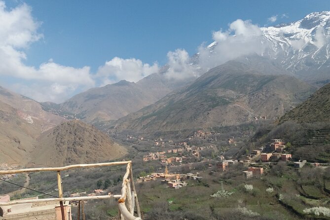 Horse back riding near Agafay desert and 2 Atlas Mountain valleys discovery - The Kik Plateau and its working fields