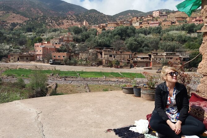 Horse back riding near Agafay desert and 2 Atlas Mountain valleys discovery - Lunch in an Amazigh family home in Ouirgane