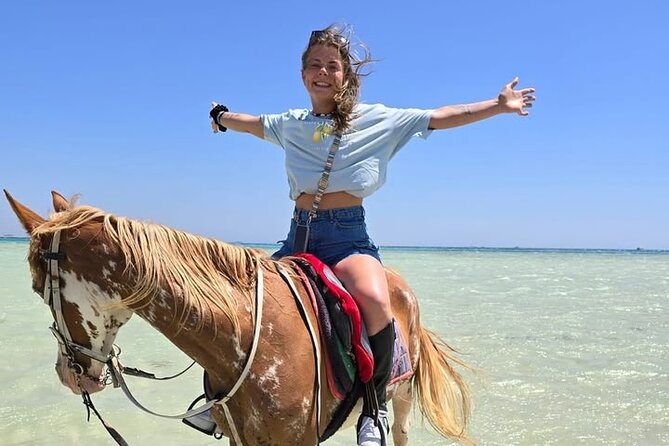 Horse riding Adventure on the Sea with Transfer in Hurghada - How safe and comfortable is the ride?