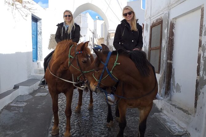 Horse Riding: Explore Secret Thera - Riding through Megalochori’s quiet lanes