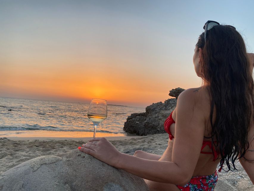 Horse riding,falasarna sunset,dinner in a tavern,drone video - Falassarna Beach before sunset