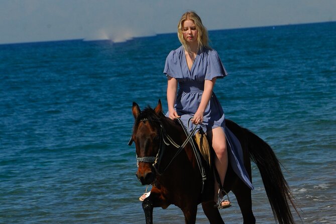 Horse Riding in Manavgat Side Forest and Beach - The beach path and the best light