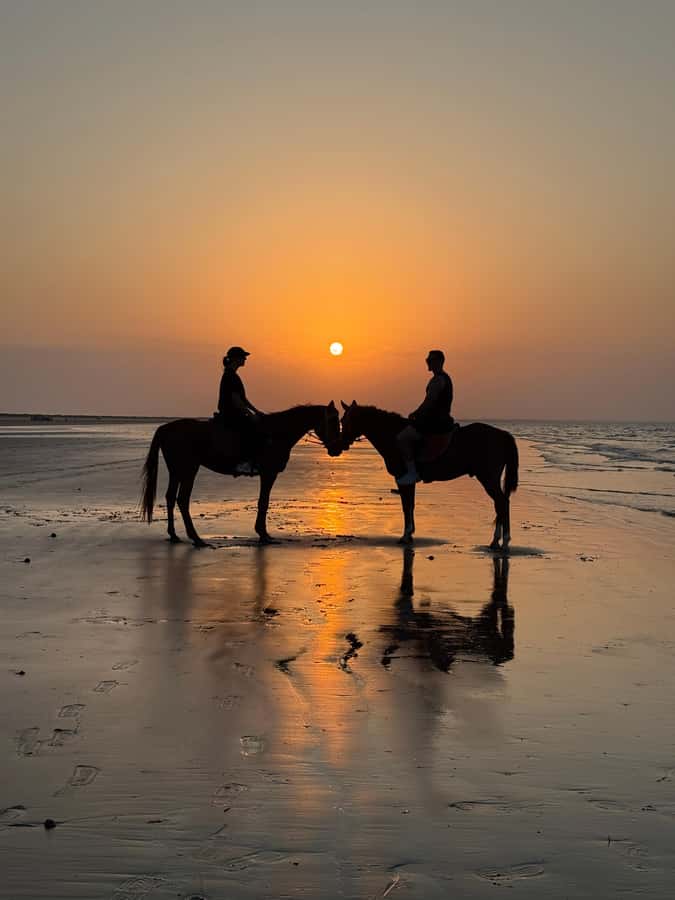 Horse Riding Muscat | Beach Horse Riding - Why sunset gets the strongest recommendation