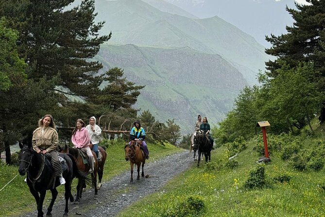 Horse riding tour in Kazbegi - A Short Ride With a Big Mountain Payoff