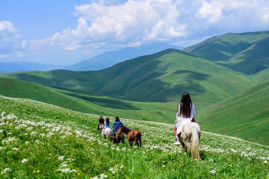 Horseback Adventure in Armenia’s Highland Pastures - Reaching the summit for Lake Sevan views