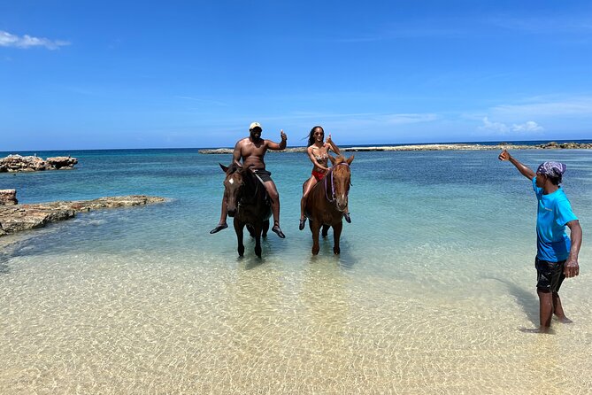 Horseback Ride and Swim Tour In Montego Bay - Entering the Caribbean with your horse