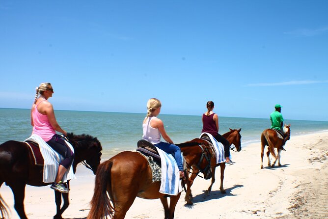 Horseback Ride ATV and Bamboo Rafting Tour Ocho Rios in Jamaica - Horseback riding from forest to sea