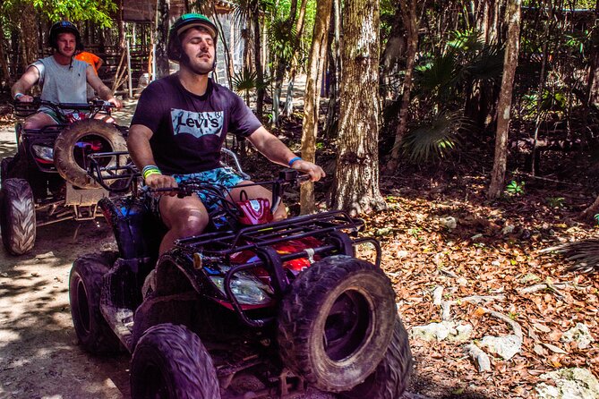 Horseback Ride, ATV's (Shared), Ziplines & Cenote Swim! From Cancun & Riviera - A packed half-day in the Yucatan jungle