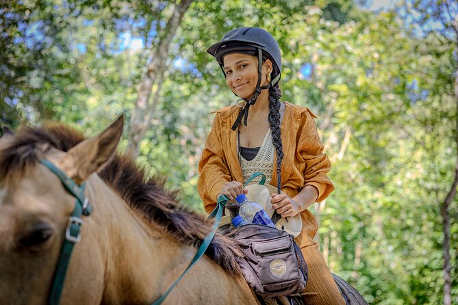 Horseback Ride to Xunantunich Maya Ruins - Riding back and saying goodbye to the horses