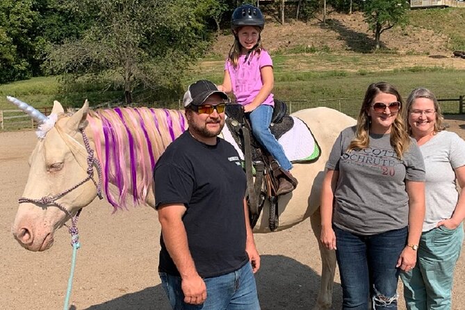 Horseback Rides, Interactions, and Petting Zoo - Petting and feeding the farm animals