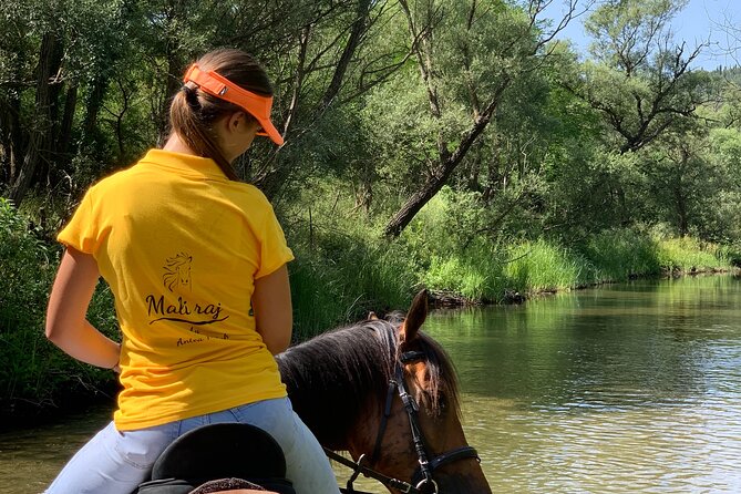 Horseback Riding Across River Ljuta with transport - The river section and the chance to swim