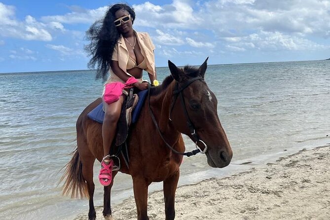Horseback Riding Adventure in Jamaica - Swimming With the Horse