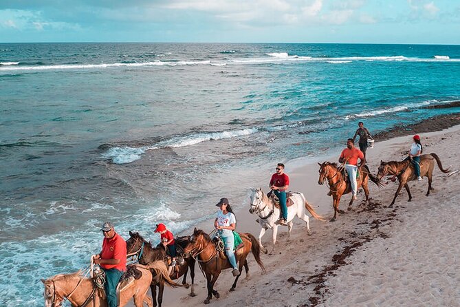 Horseback Riding Adventure to Macao Alto Beaches in Punta Cana - Getting comfortable in the saddle