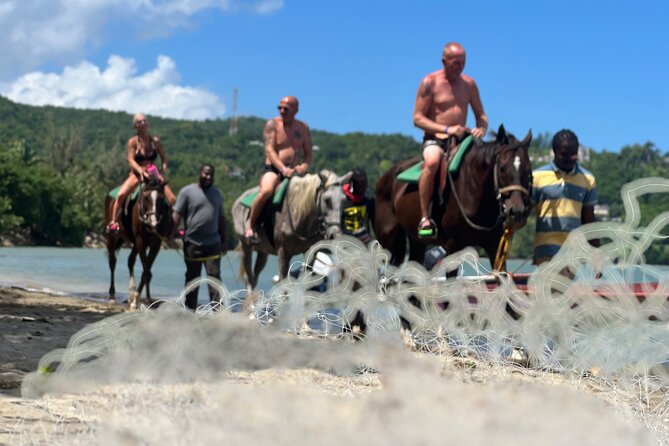 Horseback Riding and Swimming then Dunn's River Falls - Drivers who make the long day easier