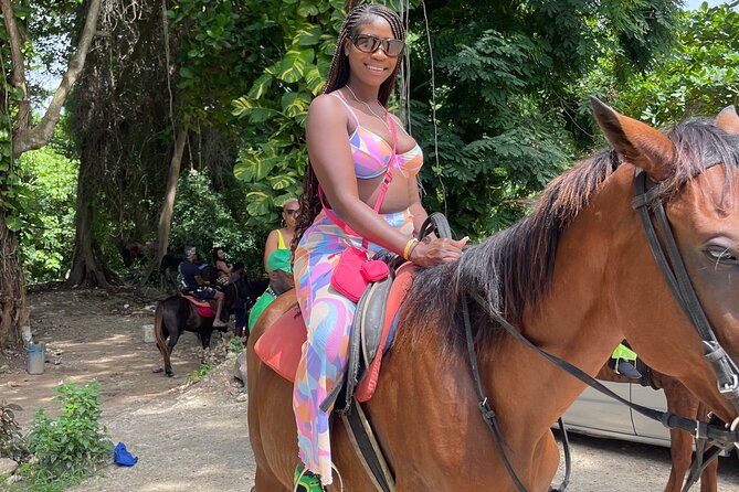 Horseback Riding and Swimming then Dunn's River Falls - What to pack for the horses and falls