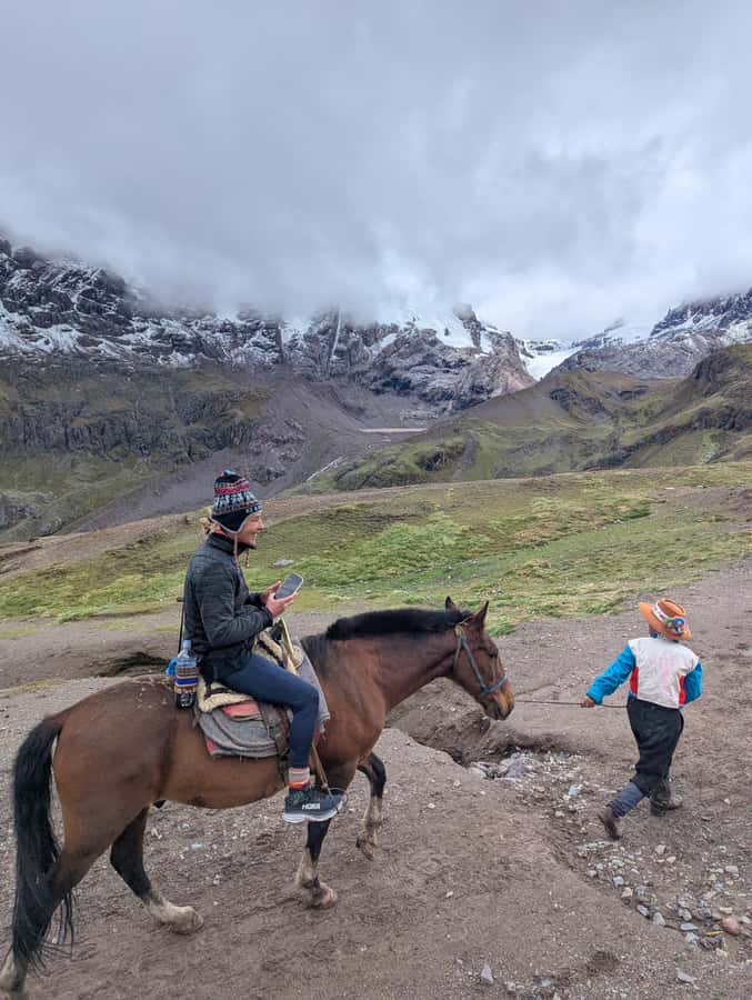 Horseback Riding at 7 lakes Ausangate Private |Optional Hike - The 4:00 to 6:00 a.m. pickup from Cusco