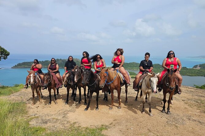 Horseback Riding at Hawksbill Beach in Five islands Antigua - Reaching Hawksbill Beach on horseback