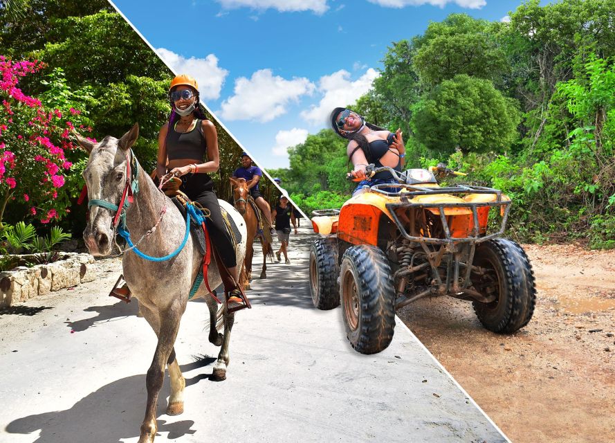 Horseback Riding & ATV Adventure with Ziplines & Cenote - A gentle start at El Rey Polo Country Club